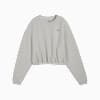 CLOUDSPUN Crew Women, Light Gray Heather, small