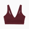 PUMA SHAPE Training Bra, Ruby Shimmer, small