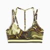 FLORAL RIBBON Low-Support Bra, Dark Olive, small