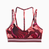 FLORAL RIBBON Low-Support Bra, Ruby Shimmer, small