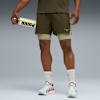 PUMA x HYROX Men's 2in1 Training Shorts, Dark Olive, small-AUS