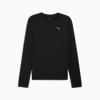 CLOUDSPUN Men's Long Sleeve Tee, PUMA Black, small-AUS