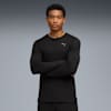 CLOUDSPUN Men's Long Sleeve Tee, PUMA Black, small-AUS