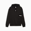 French Terry Men's Hoodie, PUMA Black, small-AUS
