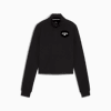 PUMA x HYROX CLOUDSPUN Women's Quarter-Zip Top, PUMA Black, small-AUS
