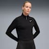 PUMA x HYROX CLOUDSPUN Women's Quarter-Zip Top, PUMA Black, small-AUS
