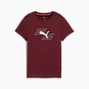 PUMA x HYROX T-shirt met print voor dames, Ruby Shimmer, small