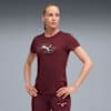 PUMA x HYROX Graphic Tee Women, Ruby Shimmer, small