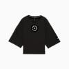 PUMA x HYROX Women's Cropped Lifestyle Tee, PUMA Black, small-AUS