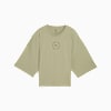 PUMA x HYROX Women's Cropped Lifestyle Tee, Lux Army, small-AUS