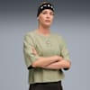 PUMA x HYROX Women's Cropped Lifestyle Tee, Lux Army, small-AUS