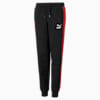Iconic T7 Trainingshose Teenager, Puma Black-High Risk Red, small