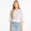 Evide Printed Women's Tee, Puma White, small-SEA
