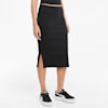 Classics Ribbed Women's Midi Skirt, Puma Black, small-SEA