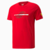 Scuderia Ferrari Chequered Flag Men's Tee, Rosso Corsa, small-SEA