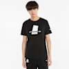 Porsche Legacy Logo Men's Tee, Puma Black, small-SEA