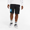 Mesh Practice Men's Basketball Shorts, Puma Black-Ocean Dive, small-SEA