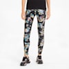 Crystal Galaxy Printed High Women's Leggings, Puma Black, small-SEA