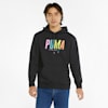 SWxP Graphic Men's Hoodie, Puma Black, small-PHL