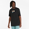 Downtown Logo Crew Neck Men's Tee, Puma Black, small-SEA
