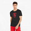 Scuderia Ferrari Race Tonal Shield Men's Tee, Puma Black, small-SEA