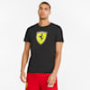 Scuderia Ferrari Race Colour Shield Men's Tee, Puma Black, small-SEA