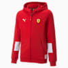Scuderia Ferrari Race Hooded Youth Sweat Jacket, Rosso Corsa, small-SEA
