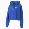 Pivot Cropped Women's Basketball Hoodie, Royal Sapphire, small-PHL