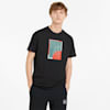 T7 GO FOR Graphic Tee, Puma Black, small-SEA