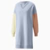 Downtown V-Neck Women's Dress, Arctic Ice, small-PHL