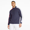 Volition United T7 1/4 Zip, Navy Blazer Heather-Bright White, small-KOR