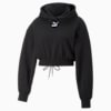 Classics Cropped Hoodie Women, Puma Black, small-SEA