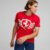 Scuderia Ferrari Race Tonal Shield Tee Men, Rosso Corsa, small-SEA
