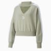 LUXE SPORT T7 Cropped Crewneck Women, Pebble Gray, small-SEA