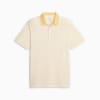 Mattr Feeder Golf Polo Shirt Men, Flaxen, small-PHL
