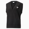 CLASSICS V-Neck Vest Women, PUMA Black, small-SEA