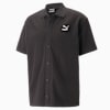 Classics Pique Shirt Men, PUMA Black, small-SEA