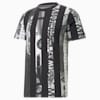 BMW M Motorsport Men's Striped Tee, PUMA Black-AOP, small