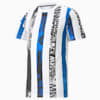 BMW M Motorsport Men's Striped Tee, PUMA White-AOP, small