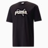 PUMA TEAM Graphic Tee Men, PUMA Black, small-SEA