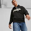 PUMA TEAM Graphic Hoodie Men, PUMA Black, small-SEA