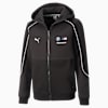 BMW M Motorsport Hooded Sweat Jacket Youth, PUMA Black, small-SEA