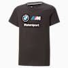 BMW M Motorsport Essentials Logo Tee Youth, PUMA Black, small-SEA