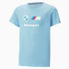 BMW M Motorsport Essentials Logo Tee Youth, Day Dream, small-SEA