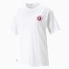 Downtown Relaxed Graphic Tee Women, PUMA White, small-SEA