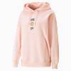 Downtown Graphic Hoodie Women, Rose Dust, small-SEA
