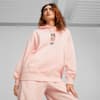 Downtown Graphic Hoodie Women, Rose Dust, small-SEA