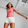 PUMA TEAM Tee Women, Glowing Pink-Yarn Dye, small-PHL