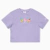 PUMA x SPONGEBOB Tee Kids, Vivid Violet, small-PHL