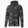MVP Dime Basketball Jacket Men, PUMA Black-AOP, small-SEA